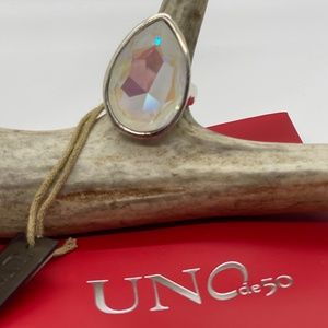 NWT Uno de 50 Mrs Begum Ring - L/7.5